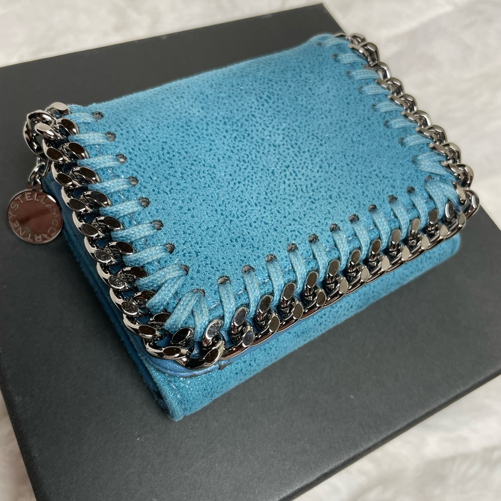 Stella McCartney COMPACT LEATHER WALLET